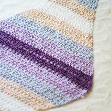 Diamond Scarf with Tassels