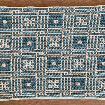 Parthenon Placemat Mosaic Crochet