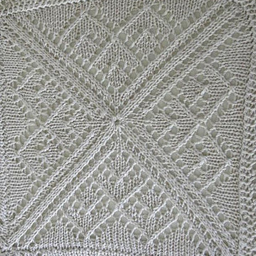 K834-Fun with Diamonds Shawlette