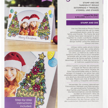 Crafter's Companion Gemini Stamps & Dies - O' Christmas Tree Photoframe & Wallet