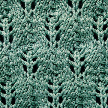 Fir Cone Lace Shell #106