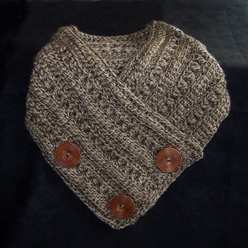 Linked Treble Texture Cowl