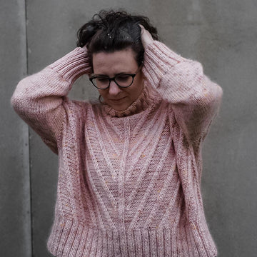 Fishbone chunky sweater