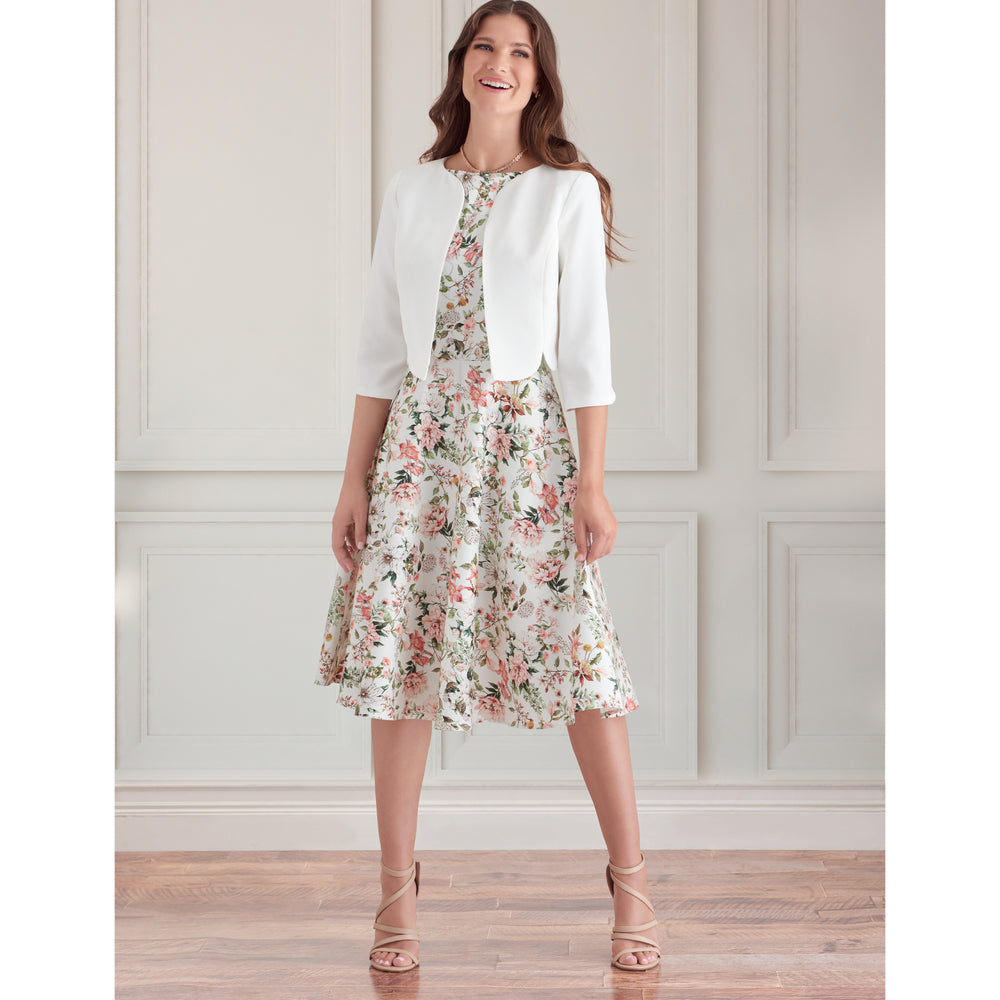 Simplicity Misses' Dresses and Jacket S9473 - Sewing Pattern