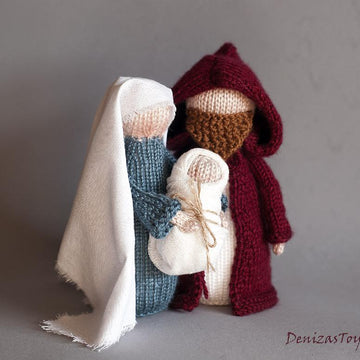 Christmas dolls Mary Joseph and Jesus