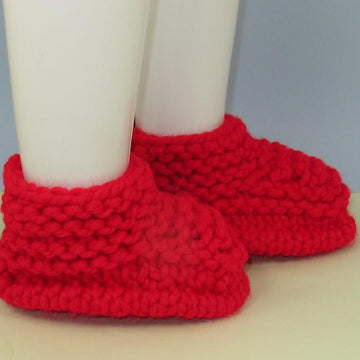 Super Chunky Simple Garter Stitch Slippers
