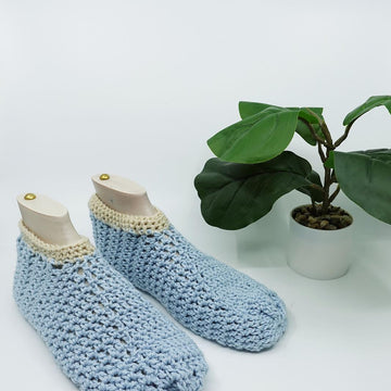 Sky Blue Slippers
