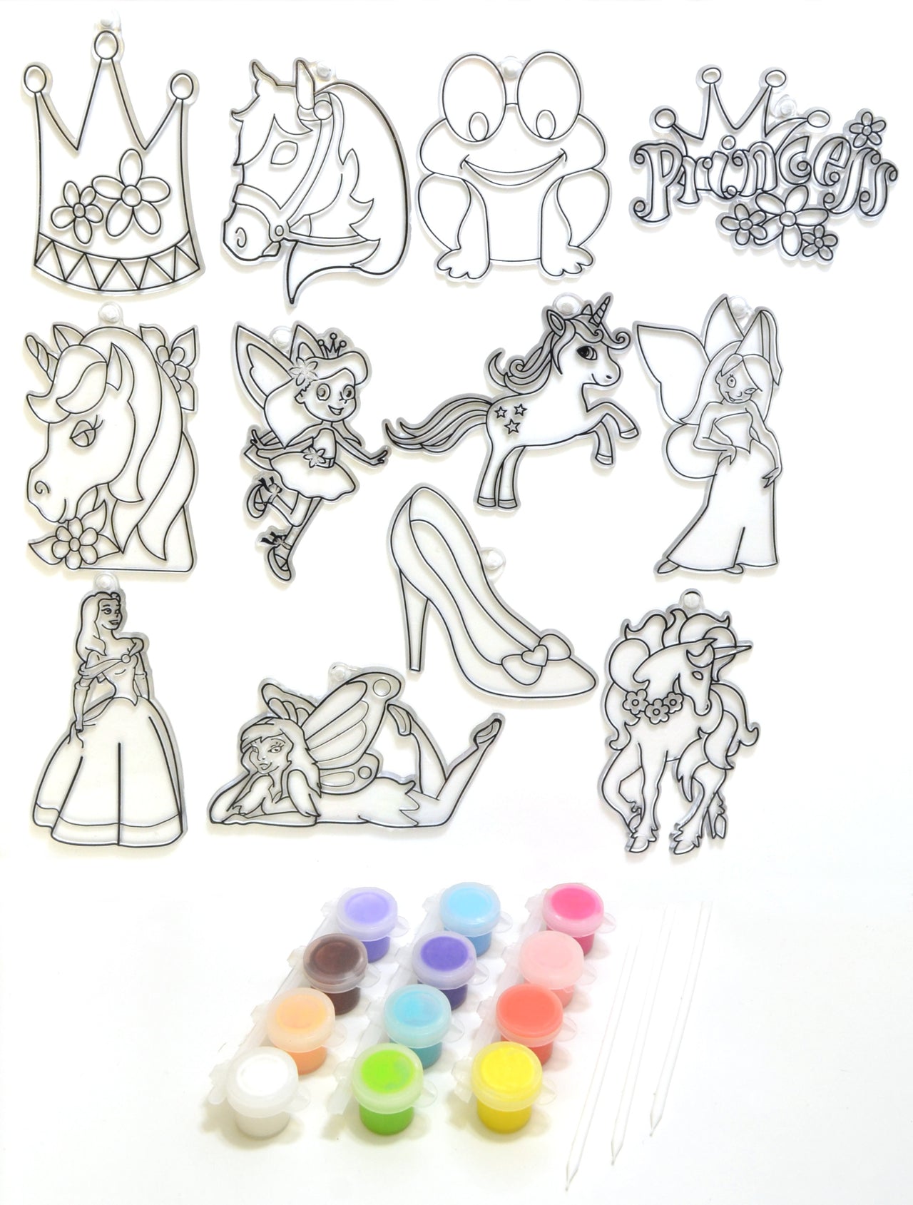 New Image Group Suncatcher Group Kit Medium - Fairy Tales 12/Pkg