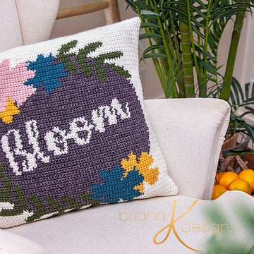 Bloom Pillow Cover Crochet