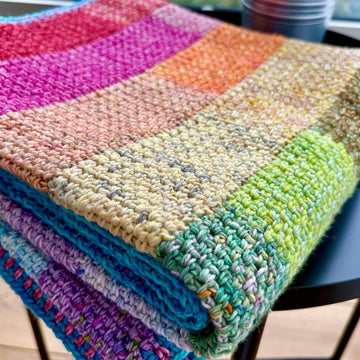 Crochet Jelly Roll Blanket