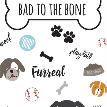 Stickers - Bad To The Bone, 407/Pkg