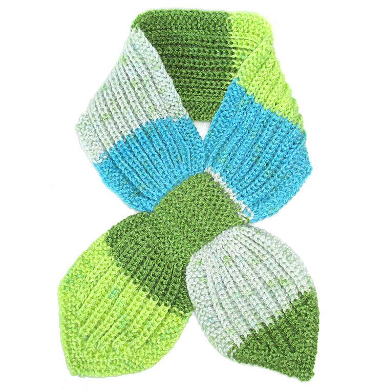 Brioche Keyhole Scarf
