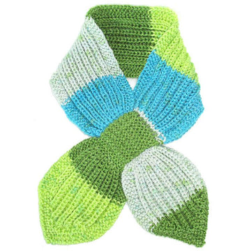 Brioche Keyhole Scarf
