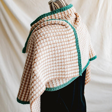 Frosted Forest Houndstooth Wrap
