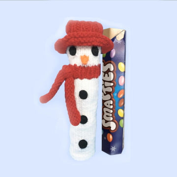 Snowman Smartie bags, chocolate orange, F.Rocher