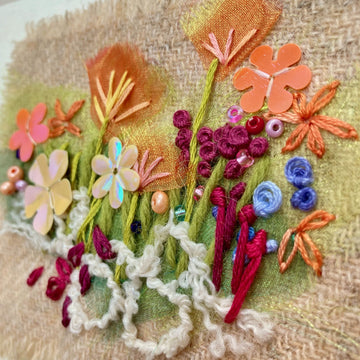 Rowandean Cottage Garden Cards Embroidery Kit