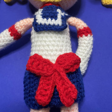 Japanese Warrior amigurumi doll