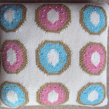 Seaside Doughnuts Cushion Cover