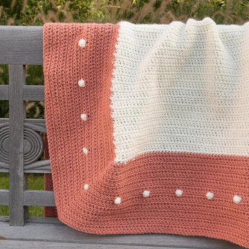 Polka Dots Edge Blanket