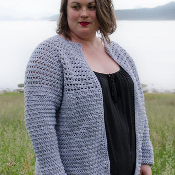 Simple Top Down Raglan Cardigan