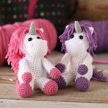 Small Animal Collection: Horse, Unicorn, and Zebra