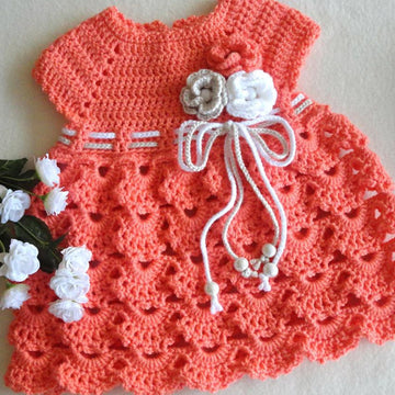 Crochet PATTERN Baptism Baby Dress by Elena Mitchell