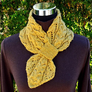 Lace and Cables Scarf