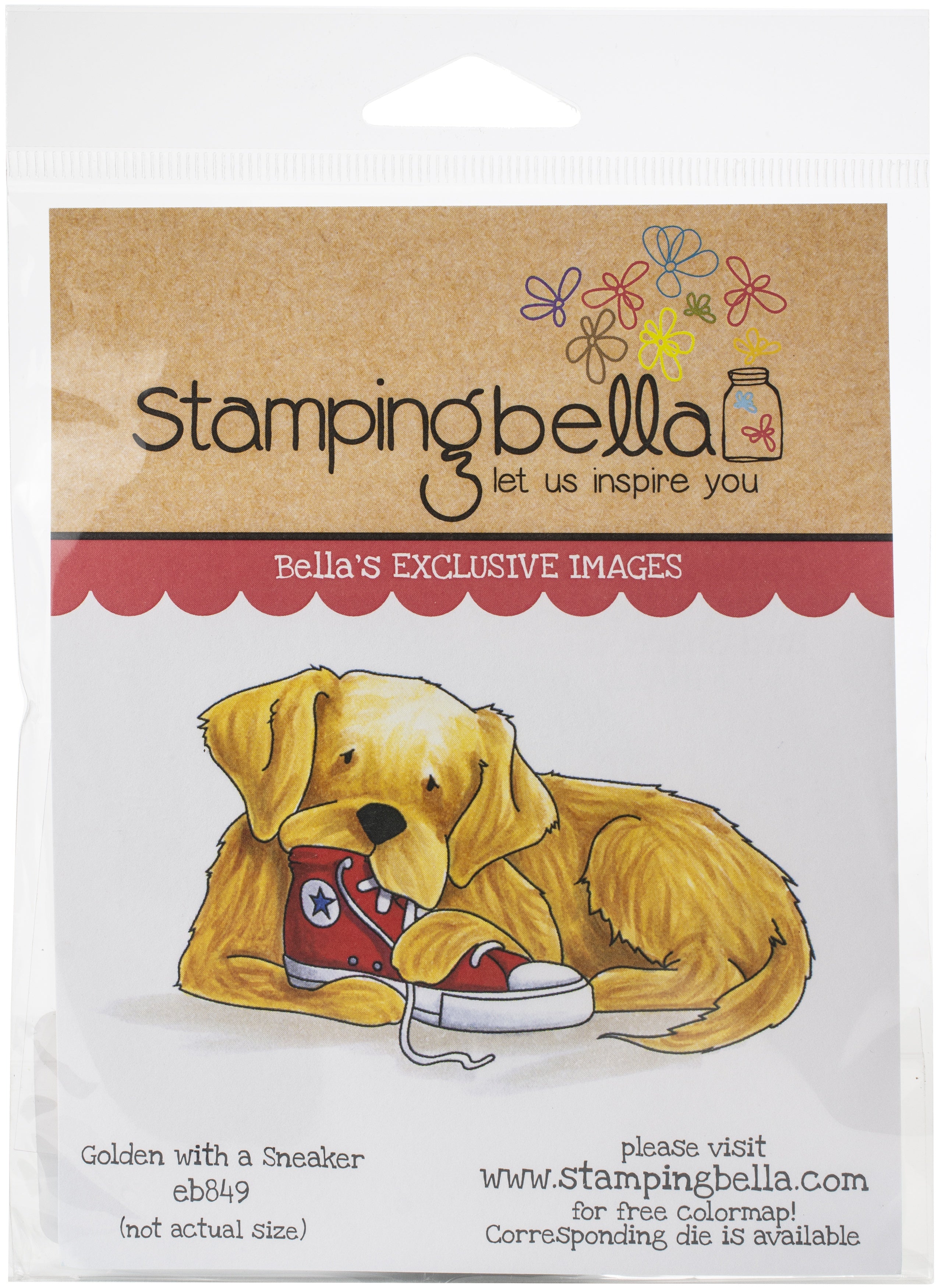 Stamping Bella Cling Stamps - Golden W/A Sneaker