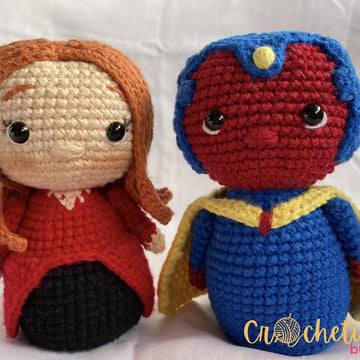 Marvel's WandaVision Characters Set/Wanda y Visión