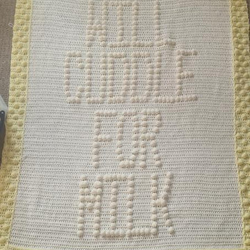 Will Cuddle For Milk Blanket