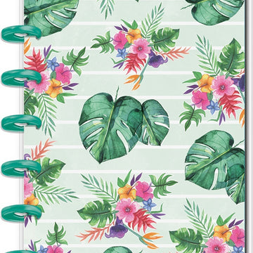 Happy Planner X Rongrong Mini Notebook W/60 Sheets - Tropical Vibes
