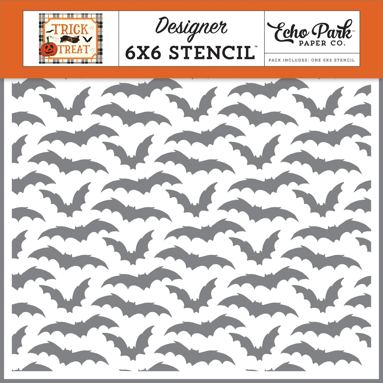 Echo Park Paper Echo Park Stencil 6"X6" - Going Batty