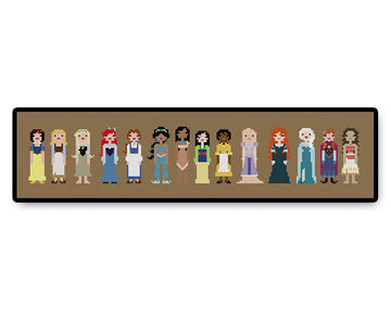 Storybook Princesses - PDF Cross Stitch Pattern