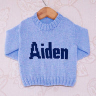 Intarsia - Aiden Moniker Chart - Childrens Sweater