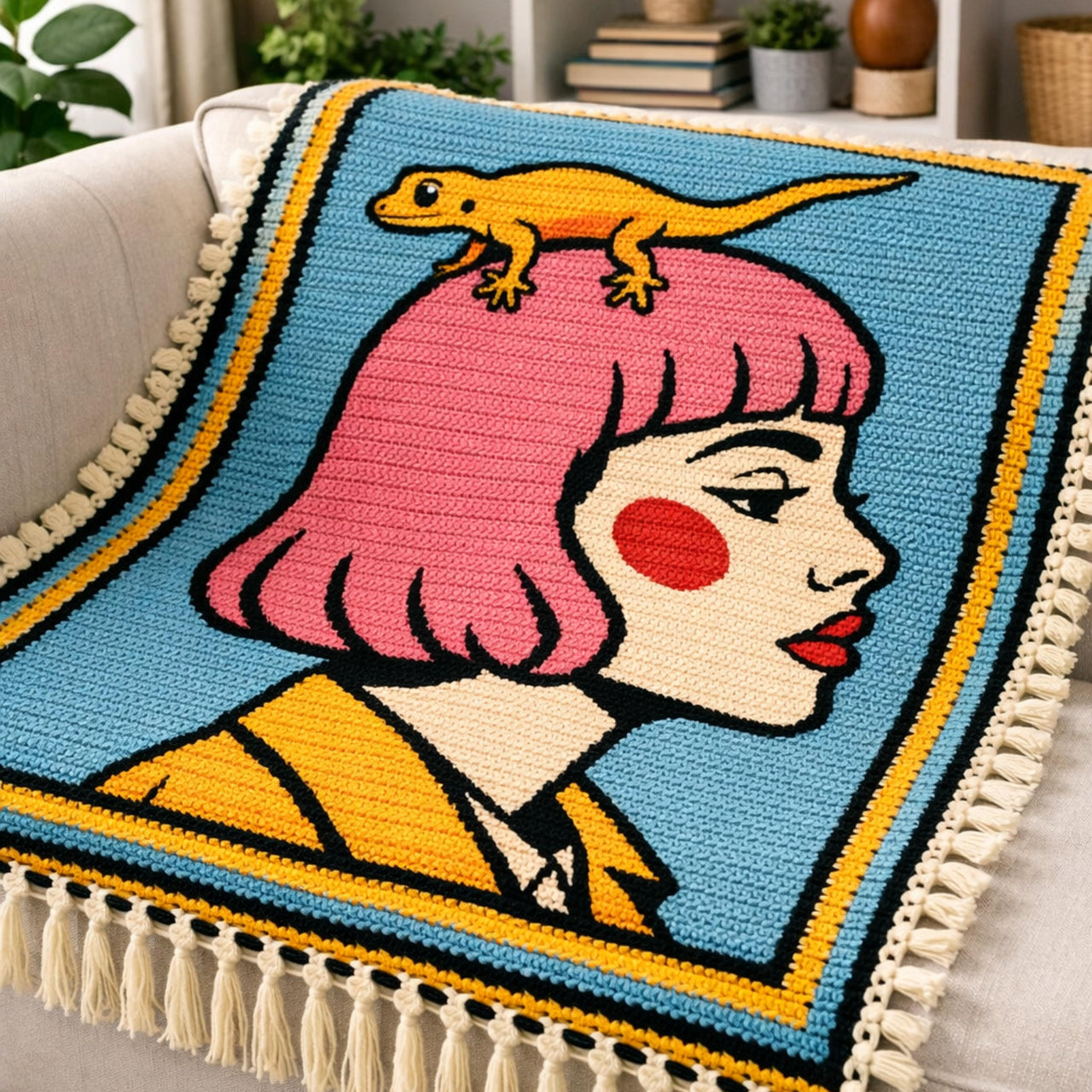 Salamander Tapestry Wall Art