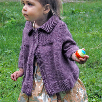 Moppe Swing Coat in Berroco Vintage