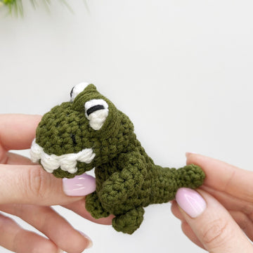 Crochet dinosaur pattern, amigurumi dino T-Rex pattern