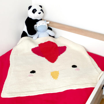 Rooster Baby Blanket