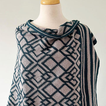 GeoChic crochet cape