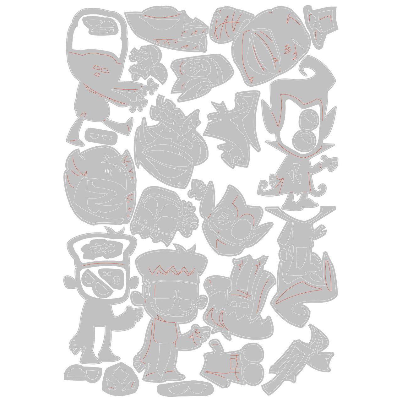 Sizzix Thinlits Die Set 28PK - Costume Party, Colorize