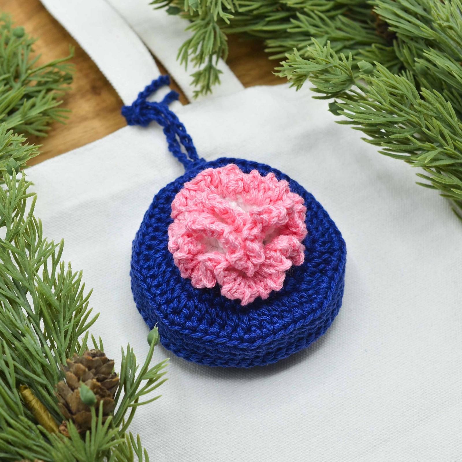 Carnation Pouch Bag Charm