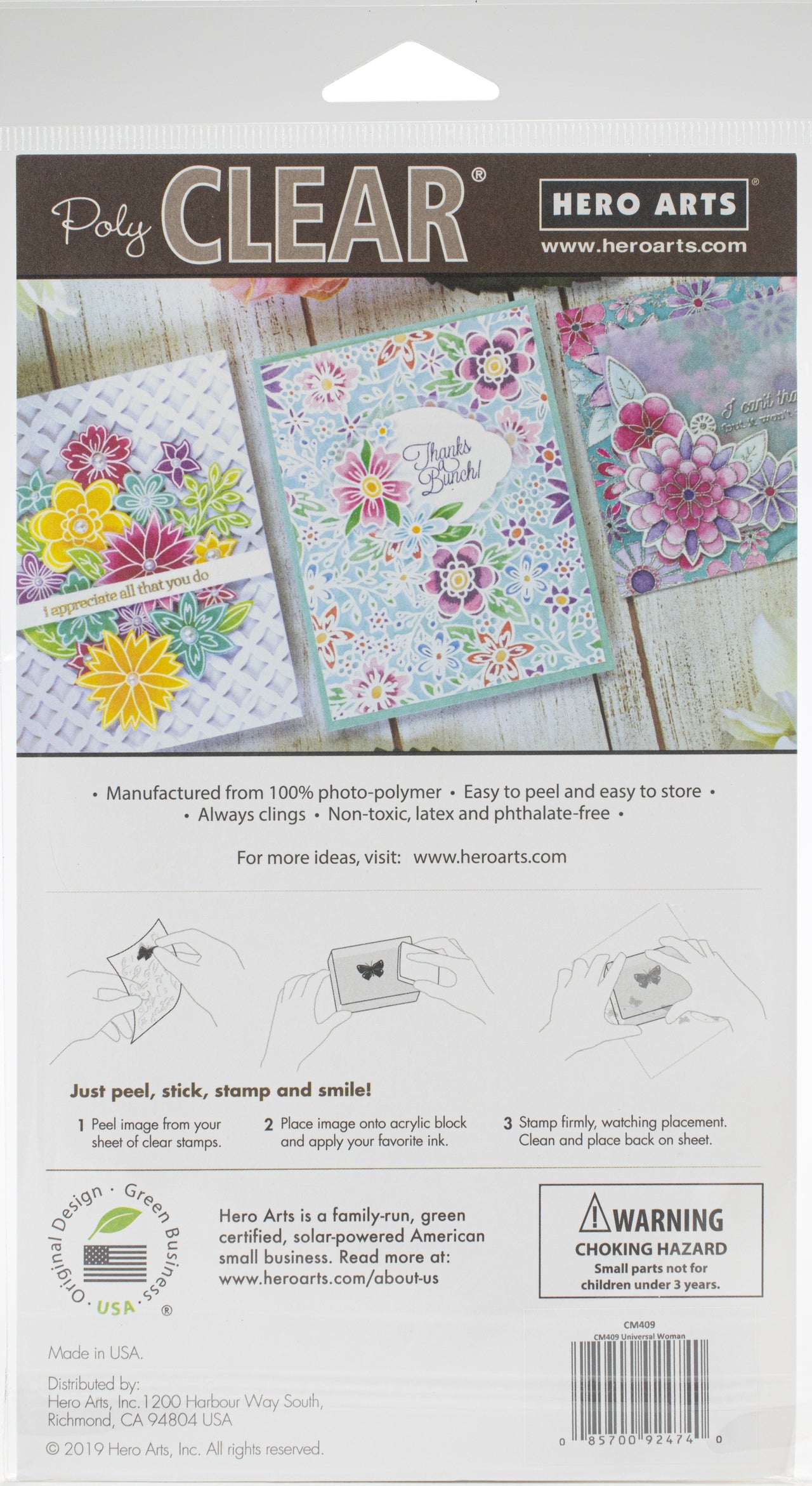 Hero Arts Clear Stamps 4"X6" - Universal Woman
