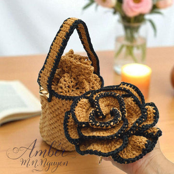 Riviera Rose Bucket Bag Crochet Pattern