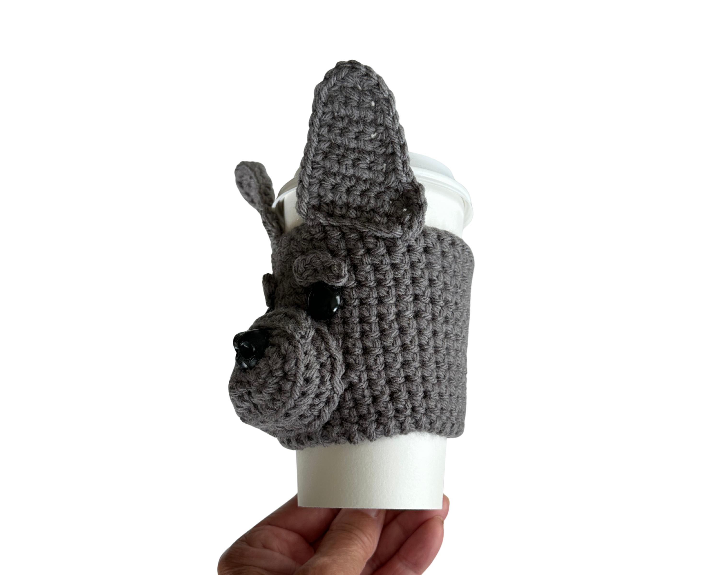 Grey French Bulldog Cup Cozy