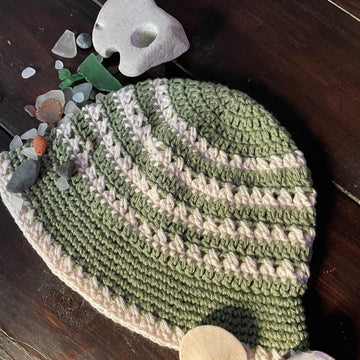 Crossed and Covered Hat