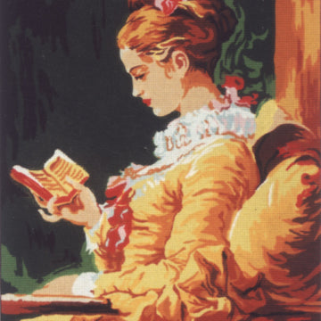 Diamant Lady With The Volume Of Verses Tapestry Kit - 35cm x 50cm
