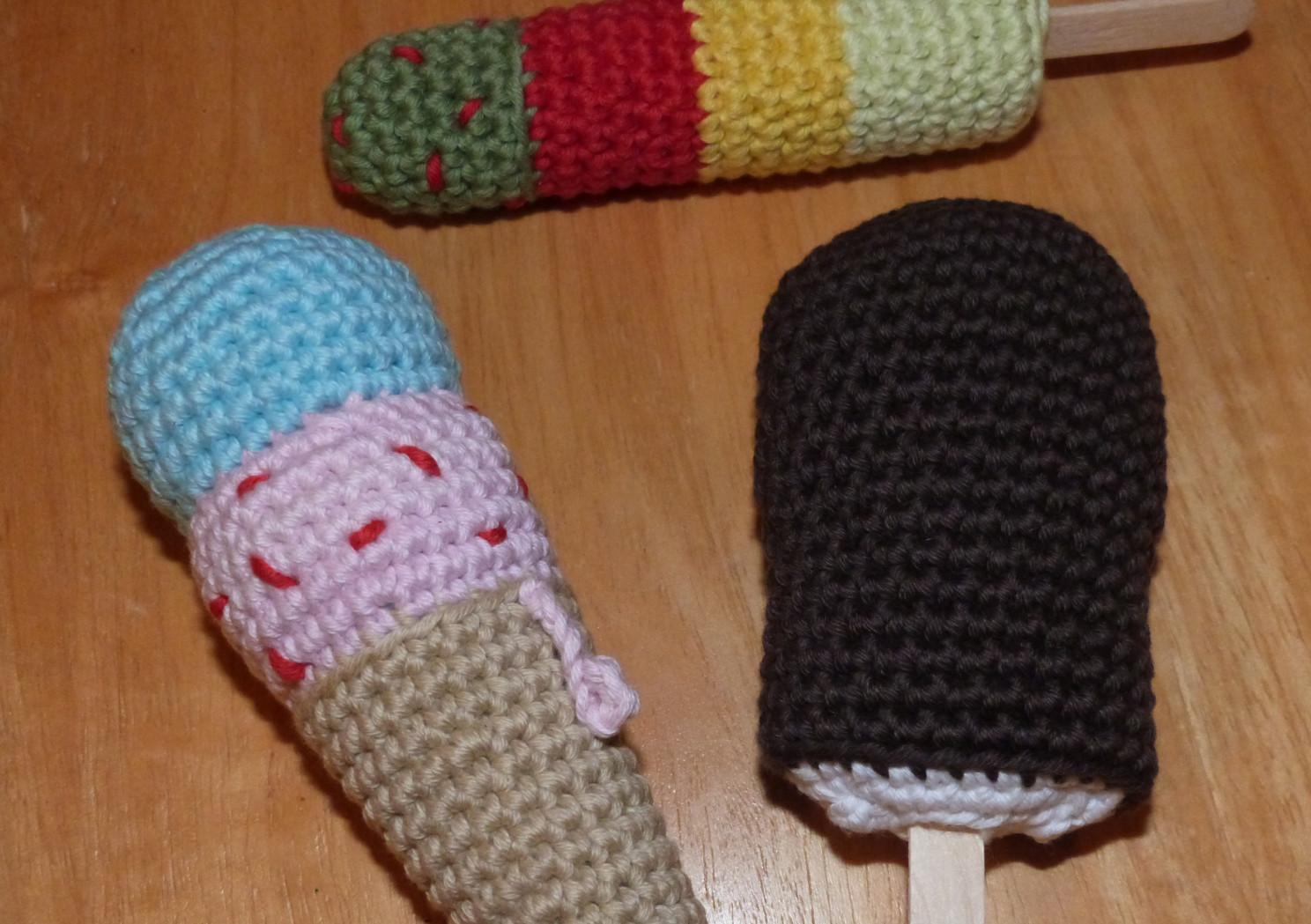 Ice cream crochet pattern