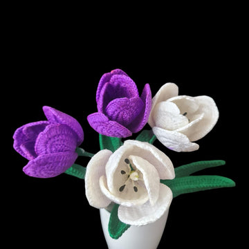 Crochet Tulip flowers
