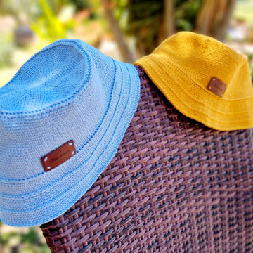 Summer crochet bucket hat for adults and kids crochet pattern H2
