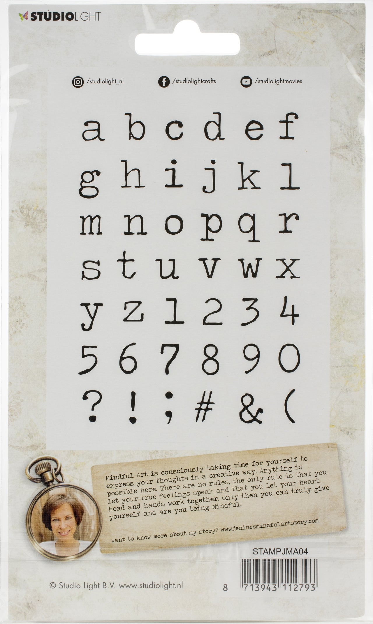 Studio Light Jenine's Mindful Art Clear Stamps - NR. 04